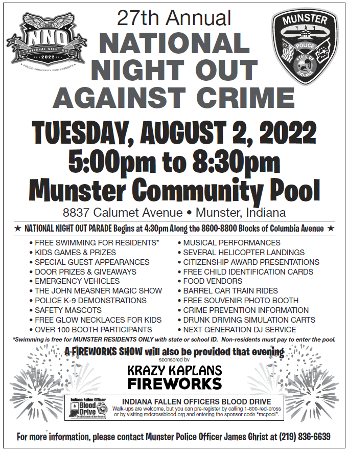 2022 NNO Schedule